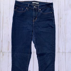 Levi’s 311 dark wash skinny jeans